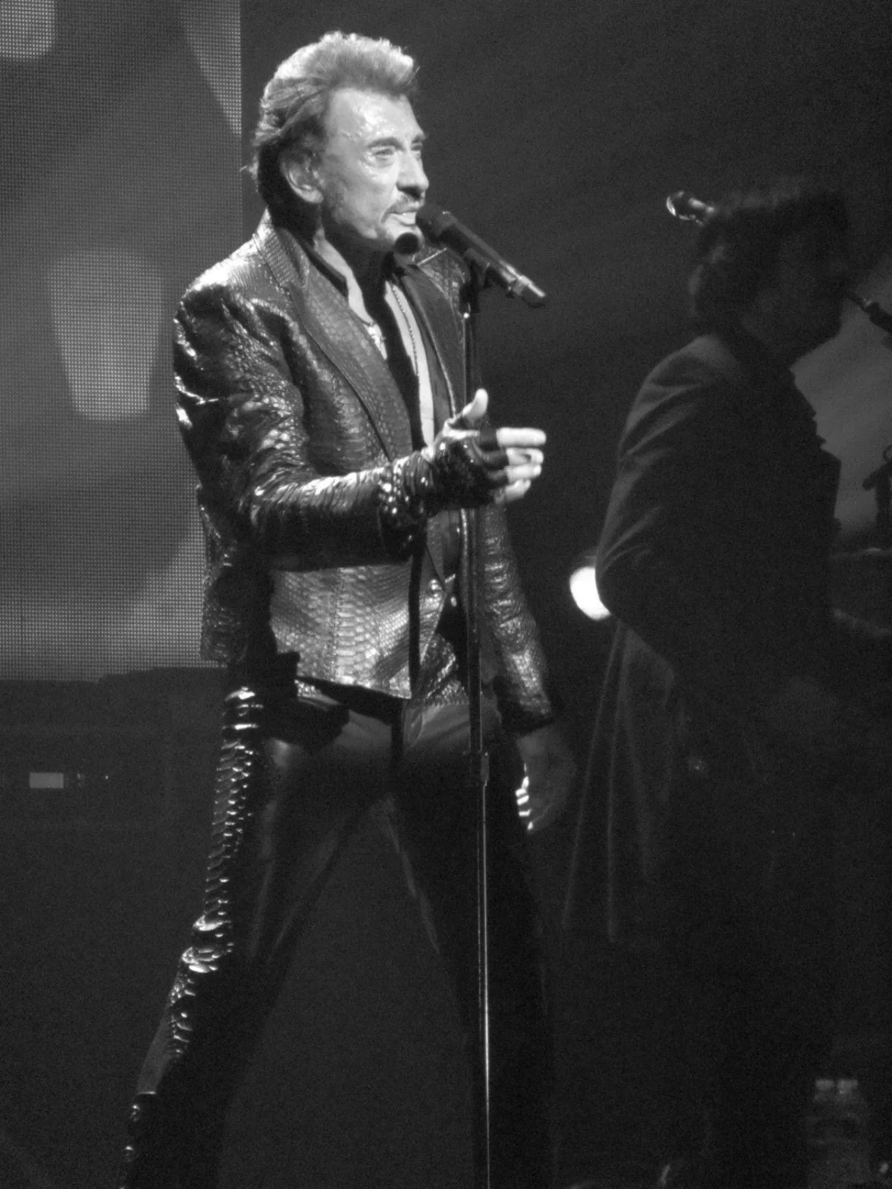 Johnny Hallyday en concert au Beacon Theatre en 2012